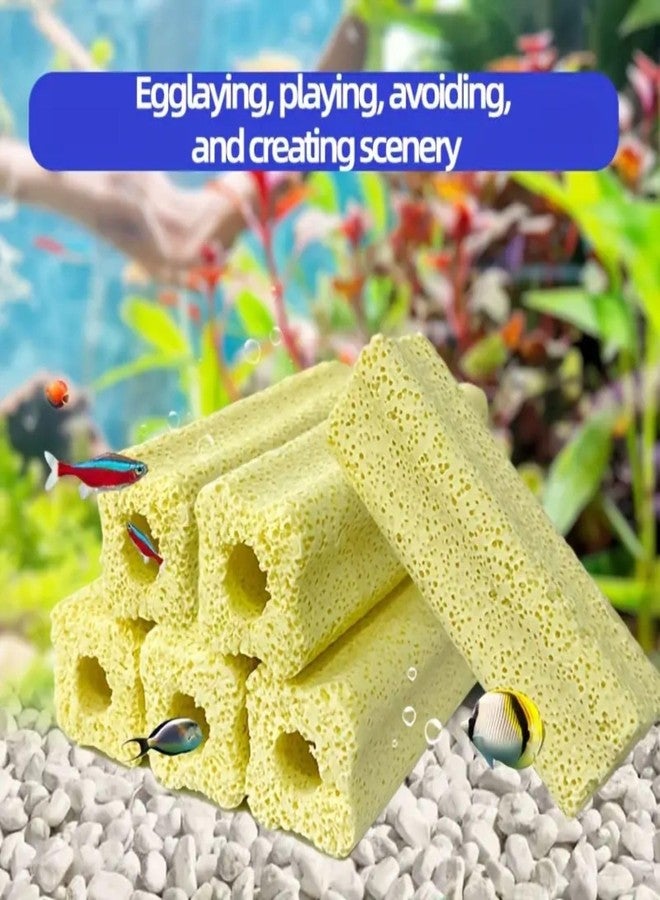 وسائط ترشيح أحواض السمك VAYINATO® Ceramic Bio House (مربعة، عبوة من 5 قطع) من Petzlifeworld - Image 4